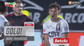 Liga Portugal Betclic: CF Estrela Amadora vs Benfica, Golo 1-2 Diogo Travassos (2024-2025)