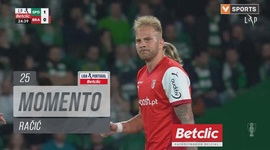 Liga Portugal Betclic: Sporting vs Sp. Braga, Jogada Račić, 25' (2024-2025)