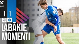 Virsliga: BFC Daugavpils 1 - 1 FK Riga (2024)