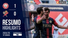 Liga Portugal 2 Meu Super: U. Leiria 1 - 0 Leixões (2024-2025)