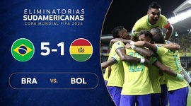 Qualificação Mundial América do Sul: Brasil 5 - 1 Bolívia (2026)