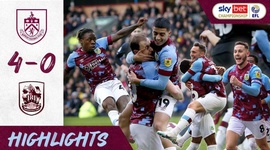 Championship: Burnley 4 - 0 Huddersfield Town (2022-2023)