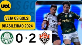 Brasileirão: Palmeiras 0 - 2 Vitória (2024)
