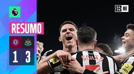 Premier League: Aston Villa 1 - 3 Newcastle (2023-2024)