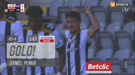 Liga Portugal Betclic: Nacional vs Casa Pia, Golo 1-0 Daniel Penha (VAR) (2024-2025)