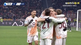 Serie A: Milan vs Roma, Golo 1-1 P. Dybala (2024-2025)