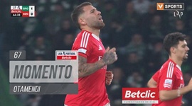 Liga Portugal Betclic: Sporting vs Benfica, Jogada Otamendi, 67' (2024-2025)