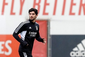 Gonçalo Guedes elogia Benfica: "Equipa é muito boa e treinador também"