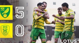 Championship: Norwich 5 - 0 Rotherham Utd (2023-2024)