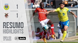 Liga Portugal Bwin: Arouca 1 - 1 Santa Clara (2021-2022)