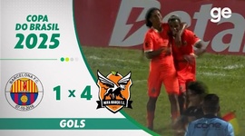 Copa do Brasil: Barcelona-RO 1 - 4 Nova Iguaçu (2025)