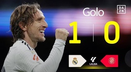 La Liga: Real Madrid vs Girona, Golo 1-0 Modrić (2024-2025)