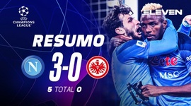 Liga Campeões: Napoli 3 - 0 Frankfurt (2022-2023)