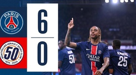 Ligue 1: PSG 6 - 0 Montpellier (2024-2025)