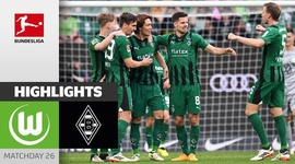 Bundesliga: VfL Wolfsburg 1 - 3 Mönchengladbach (2023-2024)