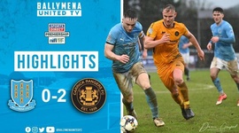 Premiership: Ballymena Utd 0 - 2 Carrick Rangers (2023-2024)