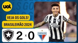 Brasileirão: Botafogo 2 - 0 Fortaleza (2024)