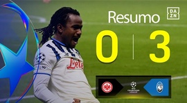 Liga Campeões: Frankfurt 0 - 3 Atalanta (2025-2026)