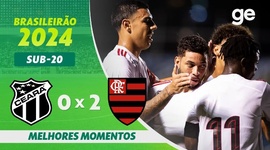 Brasileirão S20: Ceará 0 - 2 Flamengo (2024)