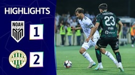 Liga Campeões: FC Noah 1 - 2 Ferencvaros (2025-2026)