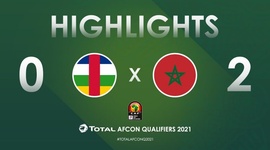 Qualificação CAN: Rep. Centro-Africana 0 - 2 Marrocos (2021)