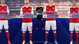 Premier League: Arsenal 2 - 1 Burnley (2016-2017)