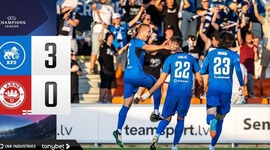 Liga Campeões: FK Riga 3 - 0 Larne FC (2024-2025)