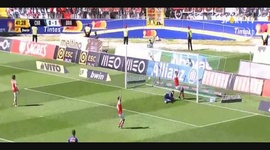 Liga Portugal Bwin: Desp. Chaves (1-1) Sp. Braga, Golo Juninho, 42m (2022-2023)