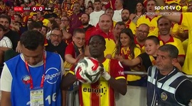Super Ligi: Göztepe Izmir vs Besiktas, Golo 1-0 Juan (2025-2026)