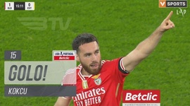 Liga Portugal Betclic: Benfica vs Estoril, Golo 1-0 Kokcu (2023-2024)