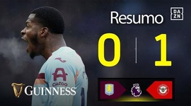 Premier League: Aston Villa 0 - 1 Brentford (2025-2026)