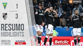 Liga Portugal Betclic: Estoril 1 - 3 V. Guimarães (2023-2024)