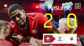 Liga Campeões: Lille 2 - 0 Slavia (2024-2025)