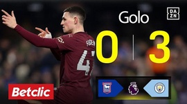 Premier League: Ipswich Town vs Man City, Golo 0-3 Foden (2024-2025)