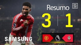 Premier League: Man Utd 3 - 1 Southampton (2024-2025)