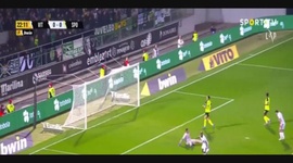 Liga Portugal Bwin: V. Guimarães (1-0) Sporting, Golo Oscar Estupiñán, 23m (2021-2022)