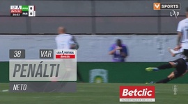 Liga Portugal Betclic: CF Estrela Amadora vs Farense, Penálti Neto (VAR), 38' (2024-2025)