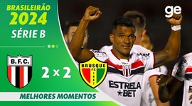 Série B: Botafogo-SP 2 - 2 Brusque (2024)