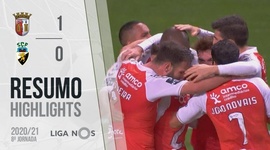 Liga NOS: Sp. Braga 1 - 0 Farense (2020-2021)