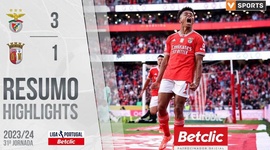 Liga Portugal Betclic: Benfica 3 - 1 Sp. Braga (2023-2024)