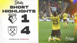 Premier League: Watford 1 - 4 West Ham (2021-2022)