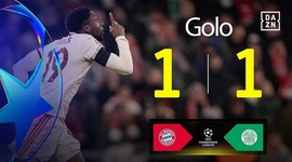 Liga Campeões: Bayern München vs Celtic, Golo 1-1 Alphonso Davies (2024-2025)