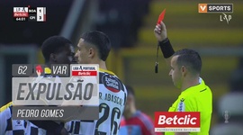 Liga Portugal Betclic: Boavista vs Casa Pia, Expulsão Pedro Gomes (VAR), 62' (2024-2025)