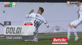 Liga Portugal Betclic: CF Estrela Amadora vs Rio Ave, Golo 1-0 Tiago Gabriel (2024-2025)