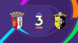 Liga 3 Placard: Sp. Braga 2 - 0 Fafe (2024-2025)