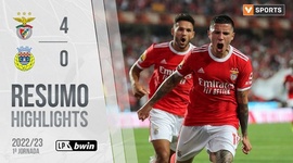 Liga Portugal Bwin: Benfica 4 - 0 Arouca (2022-2023)