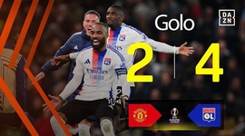 Liga Europa: Man Utd vs Lyon, Golo 2-4 Lacazette (2024-2025)