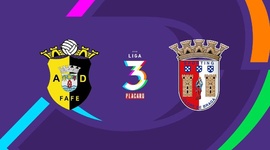 Liga 3 Placard: Fafe 1 - 0 Sp. Braga (2024-2025)