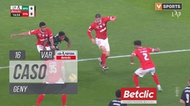 Liga Portugal Betclic: Sporting vs Santa Clara, Caso Geny (VAR), 16' (2024-2025)