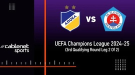 Liga Campeões: Apoel 0 - 0 Slovan Bratislava (2024-2025)